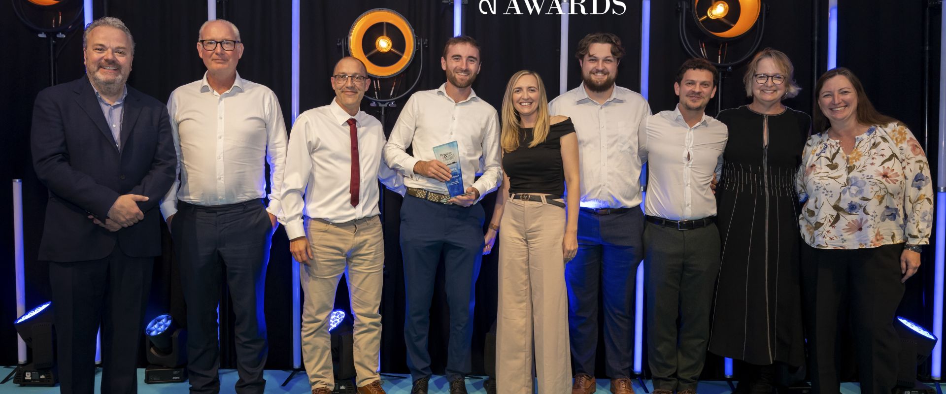 Sussex Cricket employees with the award.