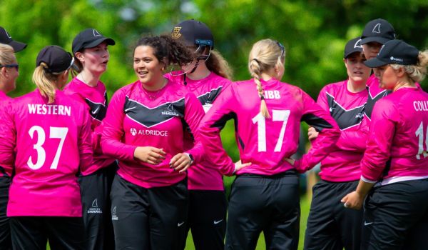 Sussex Women celebrate a wicket