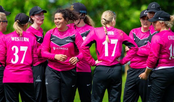 Sussex Women celebrate a wicket