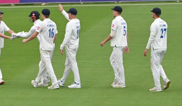 Sussex players celebrate