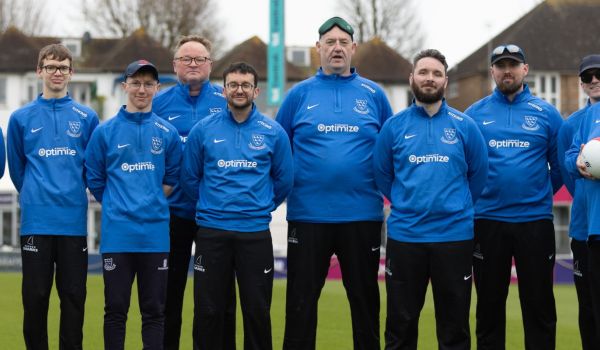 Sussex D40 and VI players training at Hove