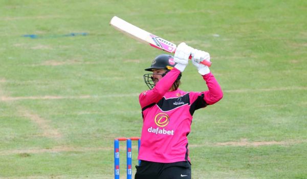 Oli carter hits a boundary in the metro bank one day cup