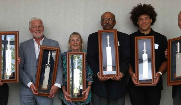the six life time presidents honoured by the ecb, included Raj from Ifield