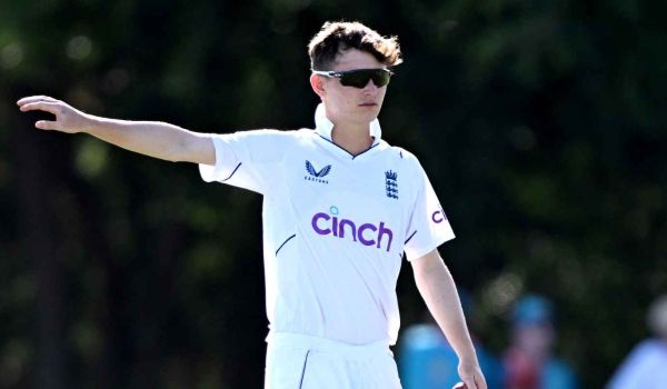 Bertie Foreman playing for england under 19s