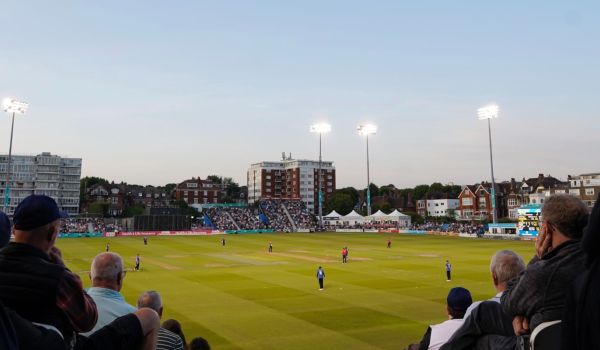 A view from the stands as Sussex Sharks faced Kent Spitfires in the Vitality Blast