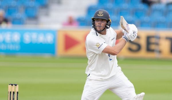 James Coles in match action against Essex.