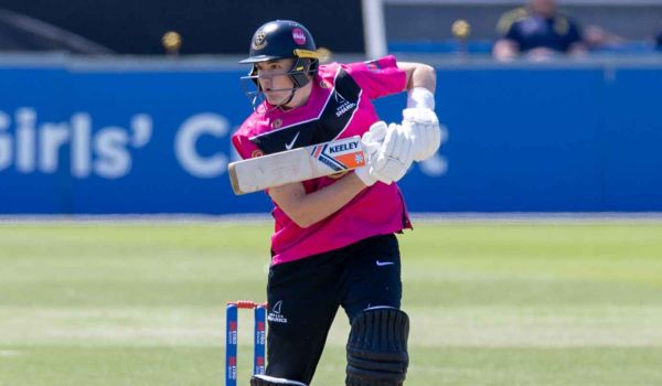 Jack Carson batting for the Sussex Sharks