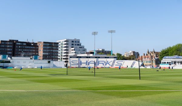 A sunny Hove Cricket Ground