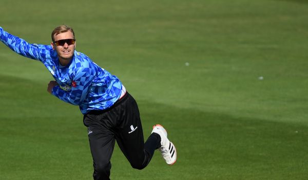 Briggs bowling during his last Sussex spell