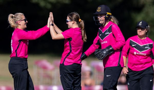 Sussex players celebrate