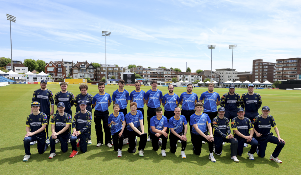 Sussex Mixed Disability team pictured with Hampshire team