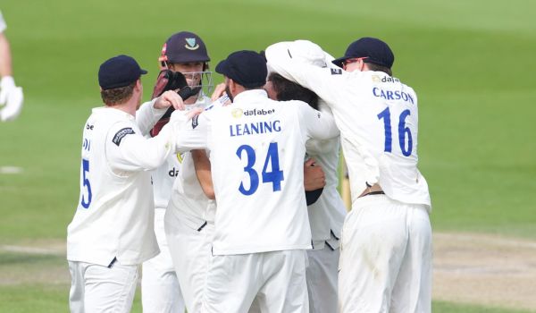 Sussex players celebrate