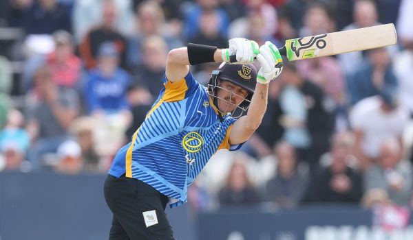 Daniel Hughes batting.