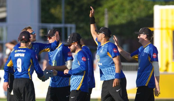 Sussex players celebrate