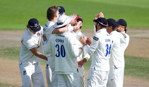 Sussex players celebrate