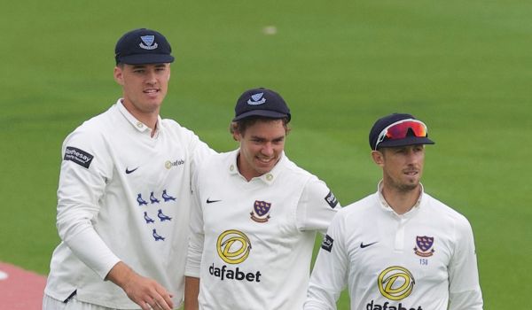 Sussex players celebrate