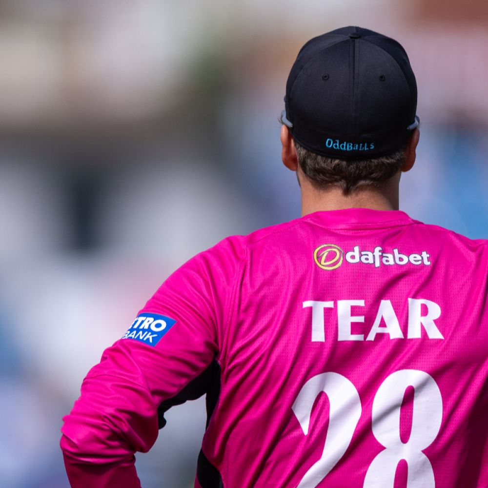 Charlie Tear in action for Sussex Sharks
