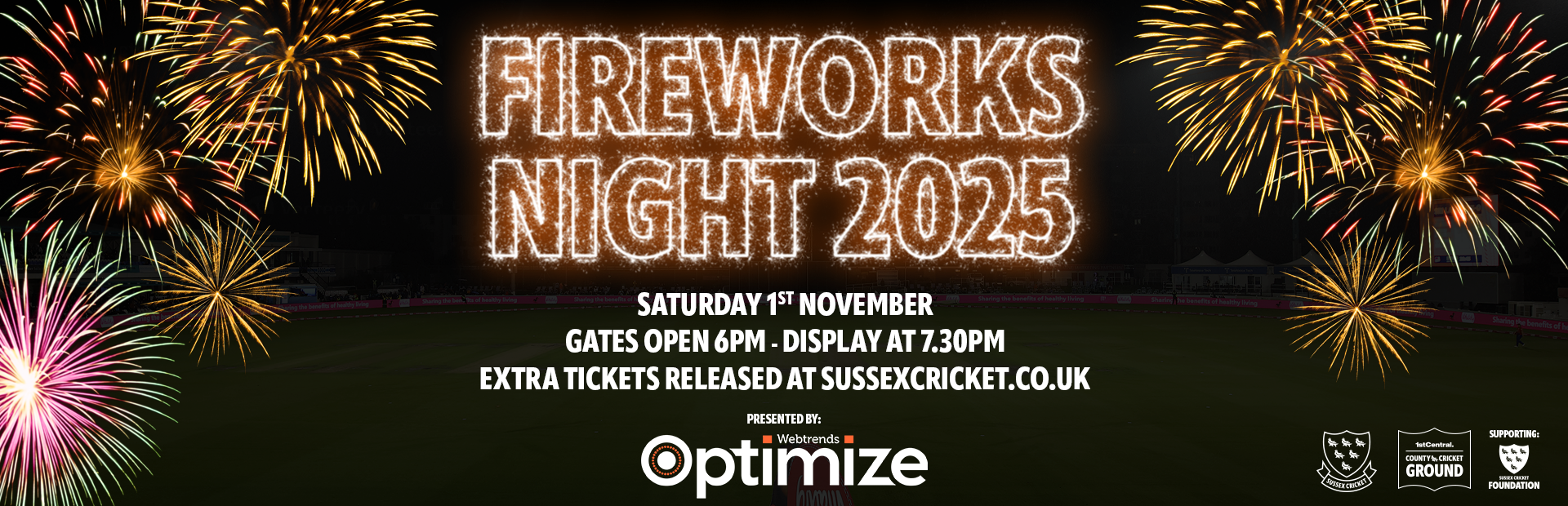 Book Fireworks Night Tickets