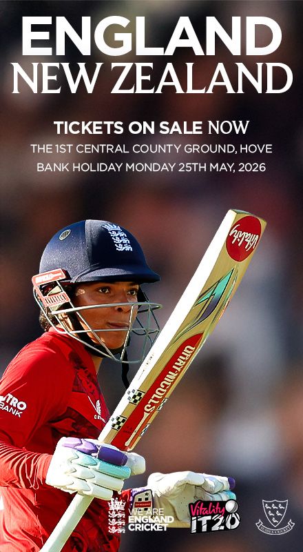 england international tickets from £5 at hove in may