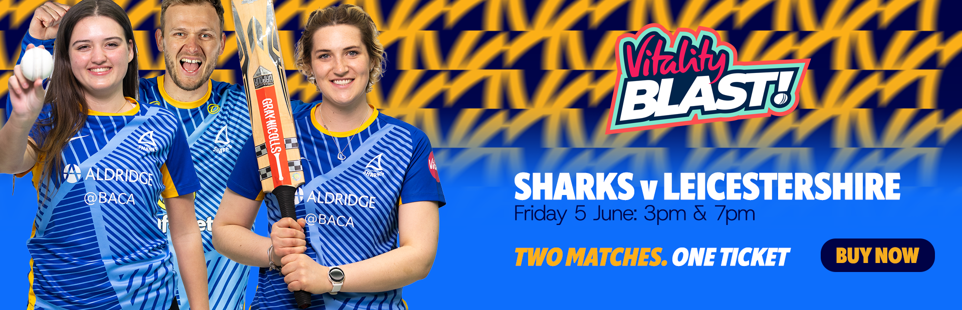Buy Tickets for Sussex Sharks v Leicestershire Foxes now!