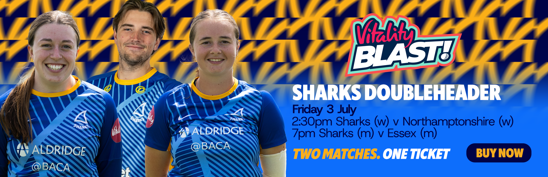 Buy tickets to Sussex Sharks upcoming double-header now