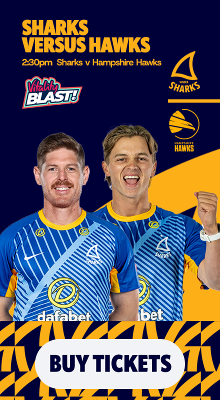 Buy tickets to Sussex Sharks v Hampshire Hawks