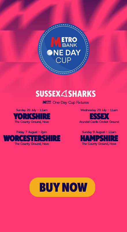 Buy tickets to Sussex Sharks One Day Cup games now!