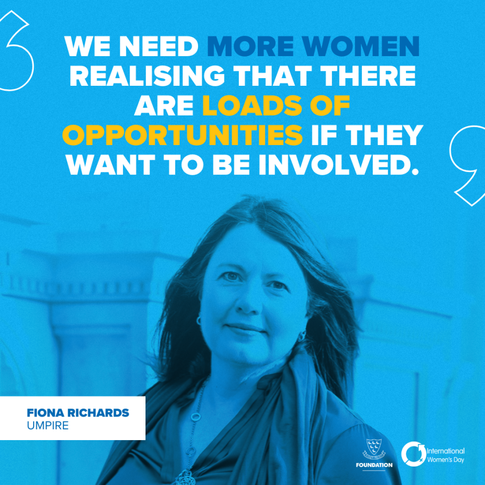 Fiona Richards - Umpiring Quote