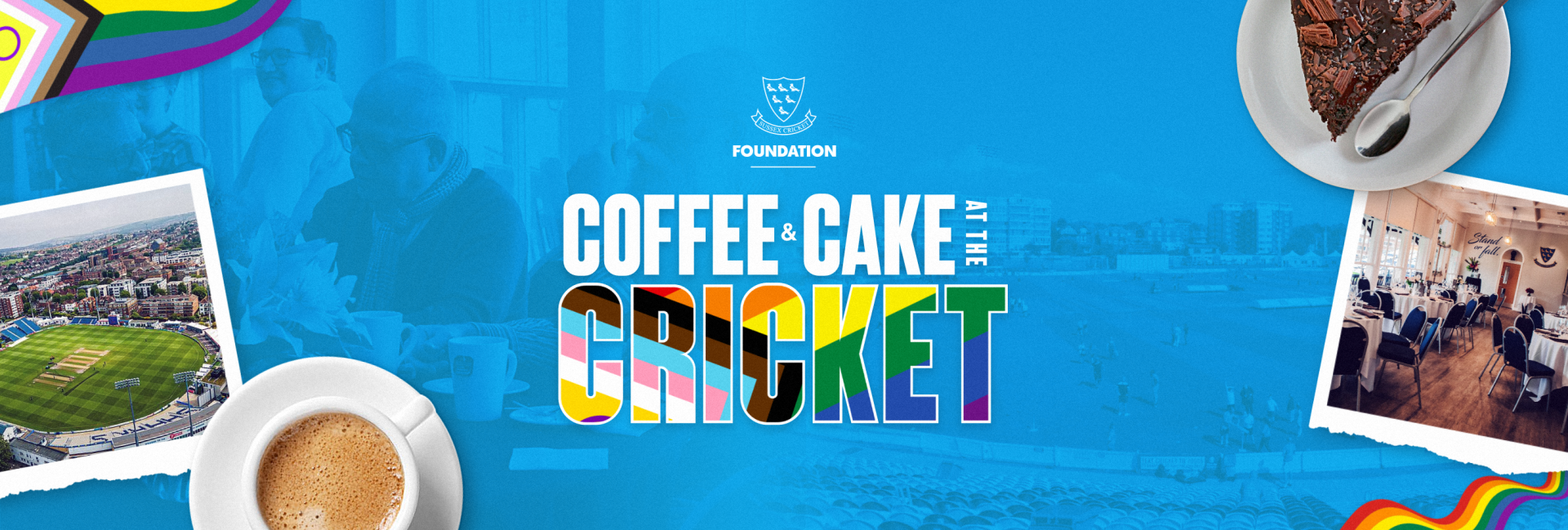 Coffee & Cake at the Cricket banner